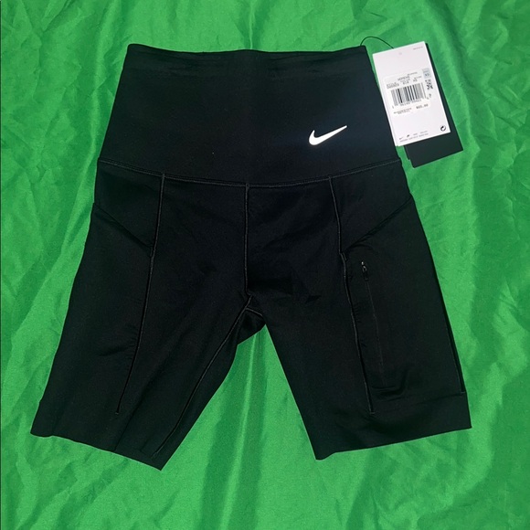 NWT Nike Pro Women's Black Bike Shorts size XS - Picture 1 of 9